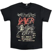 Slayer Vintage Flyer Black L Majica
