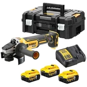 DEWALT Akumulatorska ugaona brusilica 3x5 Ah DCG405P2 T-STAK kofer
