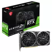 MSI Video Card RTX 3060 VENTUS 2X 8G OC (8GB GDDR6/128bit. PCI-E Gen4, 3x DP, 1x HDMI, 1x8-pin Power Connector, Retail, ATX)