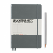 Notebook Medium (A5) Hardcover, Tačke, siva