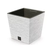 Prosperplast Prevleka za cvetlični lonec FURU SQUARE LOW ECO WOOD 2v1 24x24x24cm