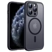 Hibridna maska PureFrost MagSafe za iPhone 11 Pro Max - black