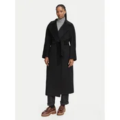Weekend Max Mara Volneni plašč Tempera 2625016072 Črna Regular Fit