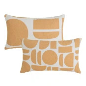 Ukrasni jastuci u setu 2 kom od boucle tkanine 30x50 cm Mid Century – Casa Selección