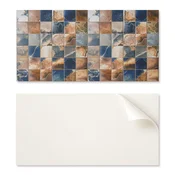 shumee Komplet PVC ploščic z vzorcem, samolepilnih, za spalnico, mozaik s kamnitimi vzorci, 6x60x30 cm