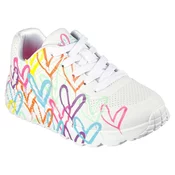 Skechers Čevlji bela 36.5 EU Uno Lite Spread The Love