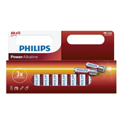 Philips - Baterija Philips Power Alkaline AA-LR6, 12 kosov