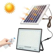 KJB Solarni LED reflektor 128 LED, daljinec in časovnik, IP67