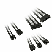 Kolink Core Adept Braided Cable Extension Kit - Black/White COREADEPT-EK-BWH