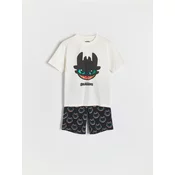 Reserved - BOYS` PYJAMA - kremna