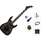 Jackson JS Series Dinky JS32 AH Premium SET Transparent Black Električna kitara