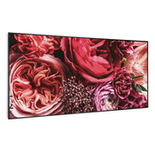 Klarstein Wonderwall Air Art Smart, infracrveni grijac, cvijet, 120 x 60 cm, 700 W