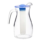 Carafe with cooling compartment, 1500 ml, made of glass, Venezia - Bor