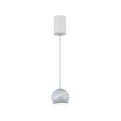 LED luster na sajli LED/8,5W/230V 3000K bela