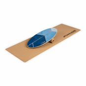BoarderKING Indoorboard Allrounder, daska za balans, podloga, valjak, drvo / pluto