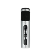 Mikrofon K02, 3.5mm AUX, Remax, srebrna