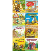 Pixi-Bundle 8er Serie 276: Pixis Fahrzeuge auf der Baustelle (8x1 Exemplar)