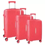 Empire genova kofer set 3 komada pp crvena ( 100527 )