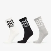 Nogavice Vans Classic Check Crew 3-Pack White/ Black/ Grey S