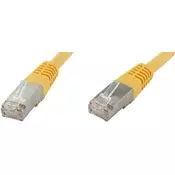 econ connect econ connect F6TP0\,5GE RJ45 omrežni kabel\, Patch kabel CAT 6 S/FTP 0.50 m rumena dvojno zaščiten 1 kos, (20415507)