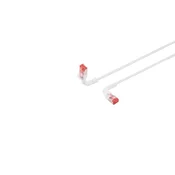 shumee Omrežni kabel Lanview RJ45 CAT6A U/FTP 1,5 m bel, upogljiv FLEX-ANGLE, LV-6AFTP-FLEX-ANGLE-015W