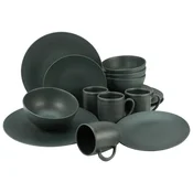 Creatable Kombinirani Servis Soft Touch Black, 16-Delni