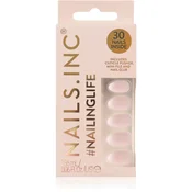 Nails Inc. #NailingLife Press-On Nails umetni nohti odtenek So Selena Nude Ombré Effect 33 kos