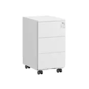 Songmics Mobilna omara za arhiviranje 40x30x54 cm bela