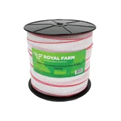 shumee Trak, za energizer 40mm, 3x0,25mm Cu, 5x0,25mm SS belo-rdeč 200m, Royal Farm