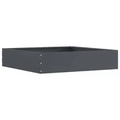 Vidaxl Robovi trave Antracit 60 x 60 x 13 cm Jeklo