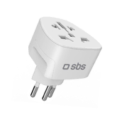 slomart Adapter za potovanja SBS CH - univerzalni - bel