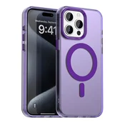 Hibridni ovitek Techsuit CandyCase MagSafe za iPhone 15 Pro - purple