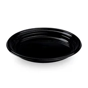 Krožnik (PP) Reware Dinner za večkratno uporabo črn O22cm [12 kos]