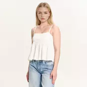 Cropp - Bluza s trakovi - bela