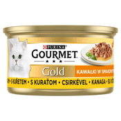 GOURMET Gold 85g Mini fileti Sauce Delight s piščancem v omaki