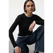 Trendyol Milla ženska bluza Twoaw25Bz00114, crna-crna