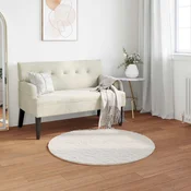 Protuklizni tepih od umjetnog zecjeg krzna OLITE Krem O 80 cm