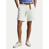 Polo Ralph Lauren Kratke hlače iz tkanine 710799213022 Bela Regular Fit