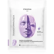 L’biotica Transforming Collagen Mask with Niacinamide in Microcapsules kolagenska maska za osvetlitev kože 1 kos