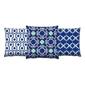 Aberto Design AC 4280 4702 4447 Set od 3 dekorativna jastuka, 43 x 43 cm, Šareni