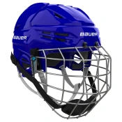 Hokejska čelada Bauer RE-AKT 55 Combo Blue Senior L