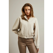 Womens bomber jacket Moodo - beige