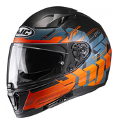 Motociklisticke kacige HJC I70 Alligon MC7SF narancasto-plavo-crna za cijelo lice rasprodaja