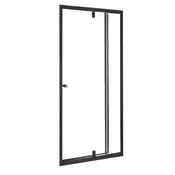 Nastavljiva vrata za tuš kabino Flexi 76-91x185 cm črna