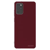 Silikonski prozorni ovitek za Samsung Galaxy S20+ G985F - Burgundy red