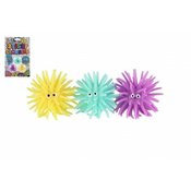 Teddies Žogica 3 kosi polžje polzenje na steklu/lepilni silikon 4cm 2 barvi na kartici 12,5x20cm