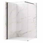 Stena za prhanje Rea Flexi Transparent/Black 130