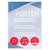 Folija za plastificiranje  75my A3 sjajna pk100 GBC 3200745