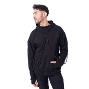 Hoodi moška - ASH VALE - CHEMICAL BLACK - H-AVLM-B-1