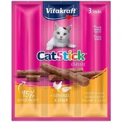 Vitakraft VITAKRAFT CatStick Mini - priboljški za mačke s perutnino in jetri (3 kosi)